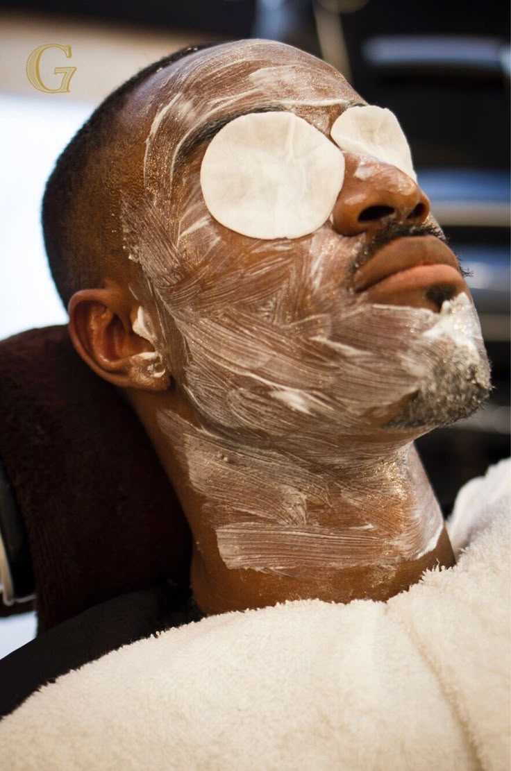 Soothing facial care treatment in a refined wellness environment